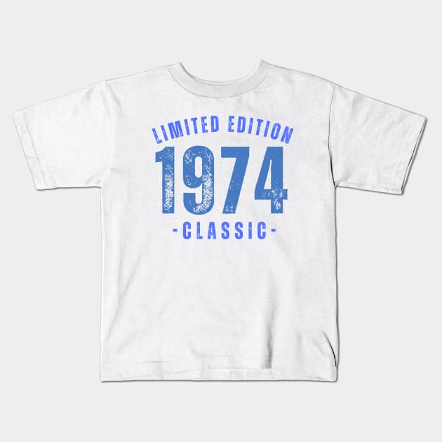 1974 Limited edition Kids T-Shirt by CreativeTees23